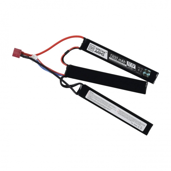 LiPo 11.1V 1300mAh 15/30C battery - 3 moduls